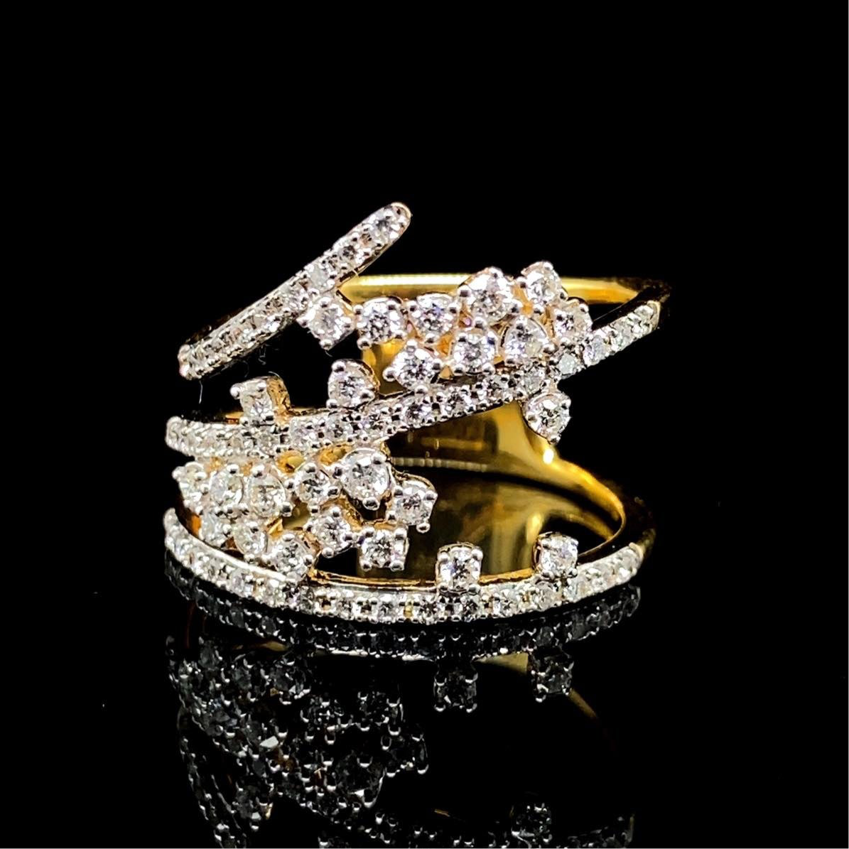 #LVNA2024 | Golden Spiral Statement Diamond Ring 18kt