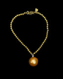 Golden South Sea HOPE Pearl Diamond Bracelet 18kt