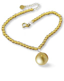 Golden South Sea HOPE Pearl Diamond Bracelet 18kt