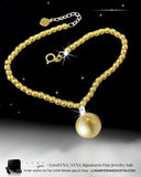 Golden South Sea HOPE Pearl Diamond Bracelet 18kt