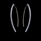 #LVNA2024 | Golden Paved Hook Hoop Diamond Earrings 18kt
