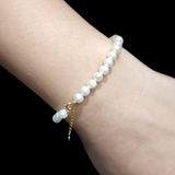 HOPE LVNA Signatures  | Eternity Akoya Pearl Bracelet 18kt 6.5” adjustable