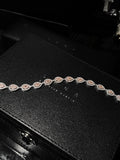 LVNA Signatures Rare Pink Colored Diamond Bracelet 18kt