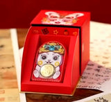 THE VAULT | 24K Pure Gold Spinning Coin (999.9au) Lucky Gold Cat Coin Purse