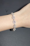 LVNA Signatures Rare Pink Colored Diamond Bracelet 18kt