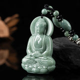 THE VAULT | Genuine Natural Jadeite Buddha Necklace